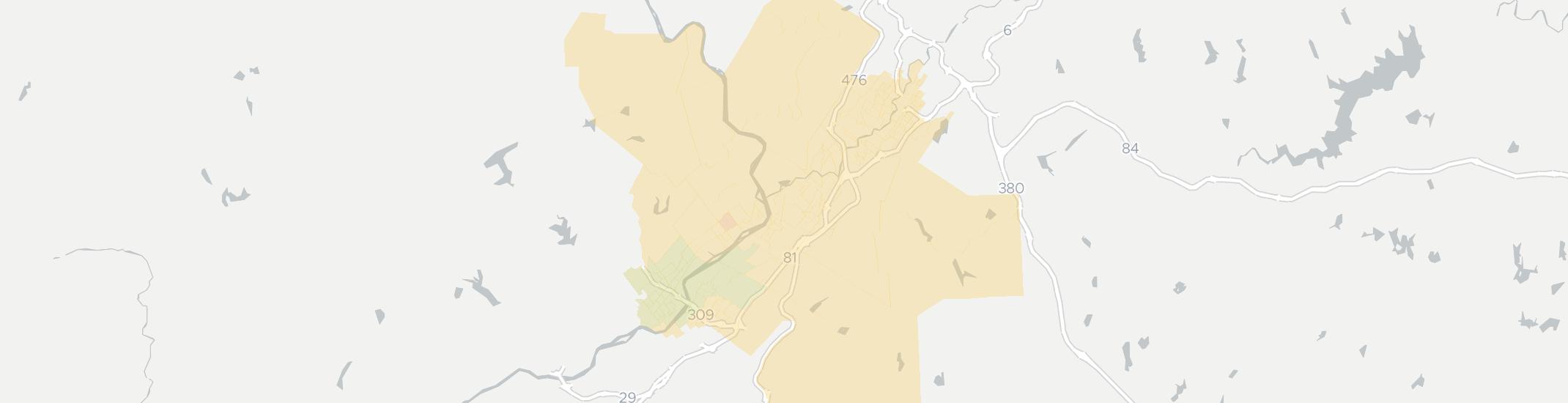 Pittston Internet Competition Map. Click for interactive map.