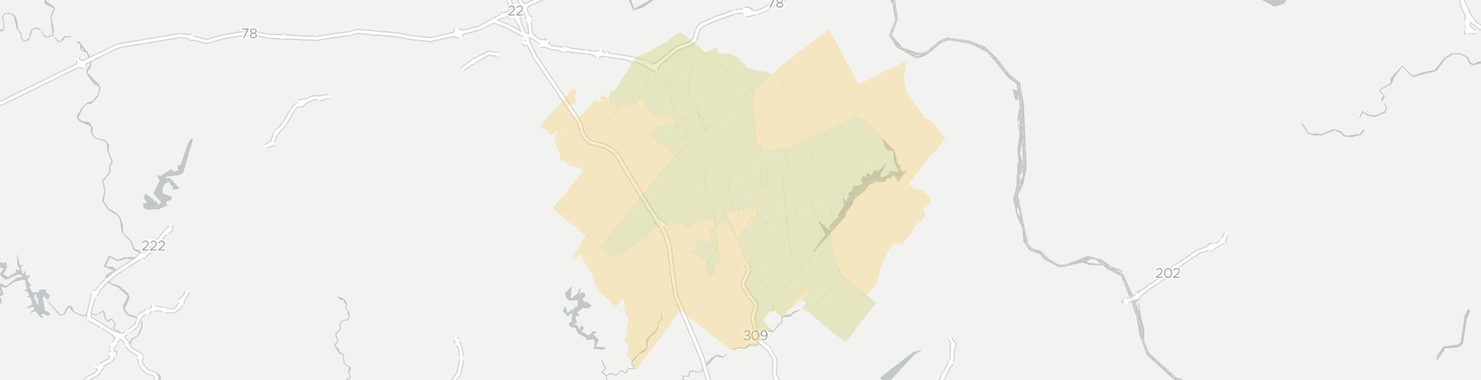 Quakertown Internet Competition Map. Click for interactive map