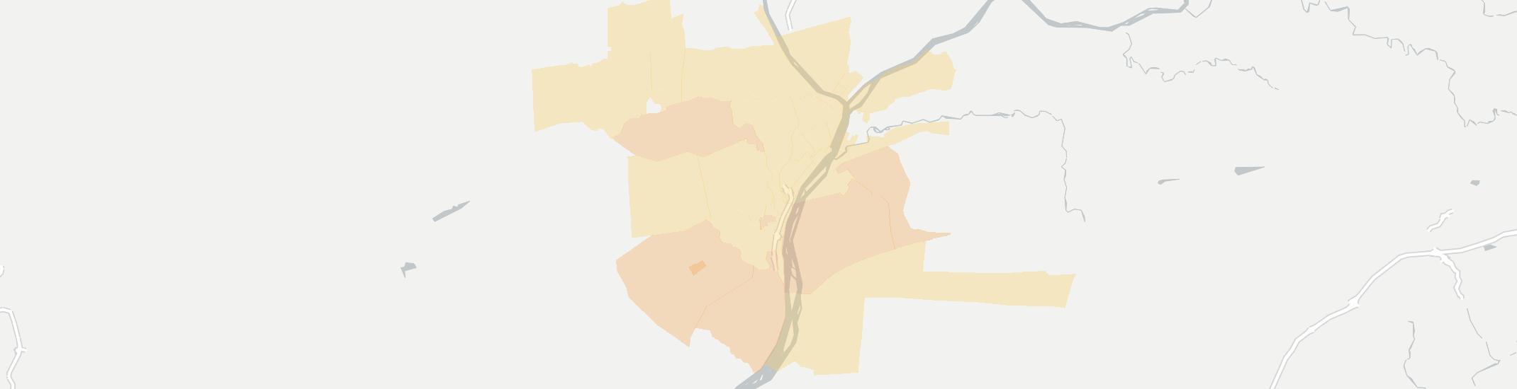 Selinsgrove Internet Competition Map. Click for interactive map.