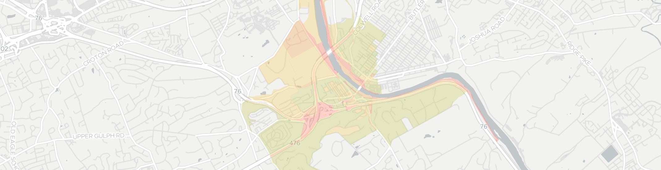 West Conshohocken Internet Competition Map. Click for interactive map.