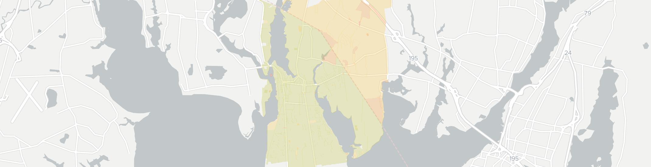 Warren Internet Competition Map. Click for interactive map
