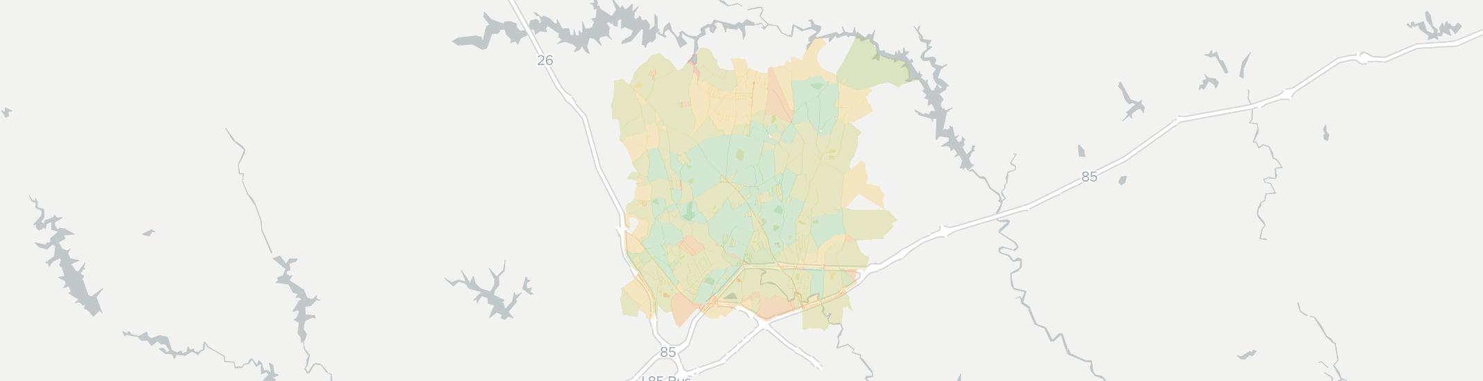 Boiling Springs Internet Competition Map. Click for interactive map.
