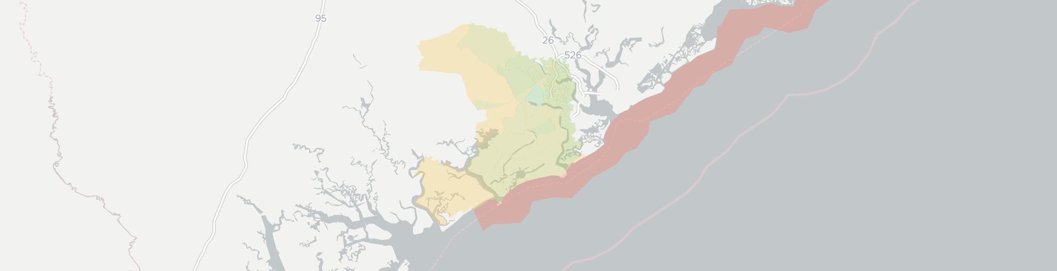 Johns Island Internet Competition Map. Click for interactive map.