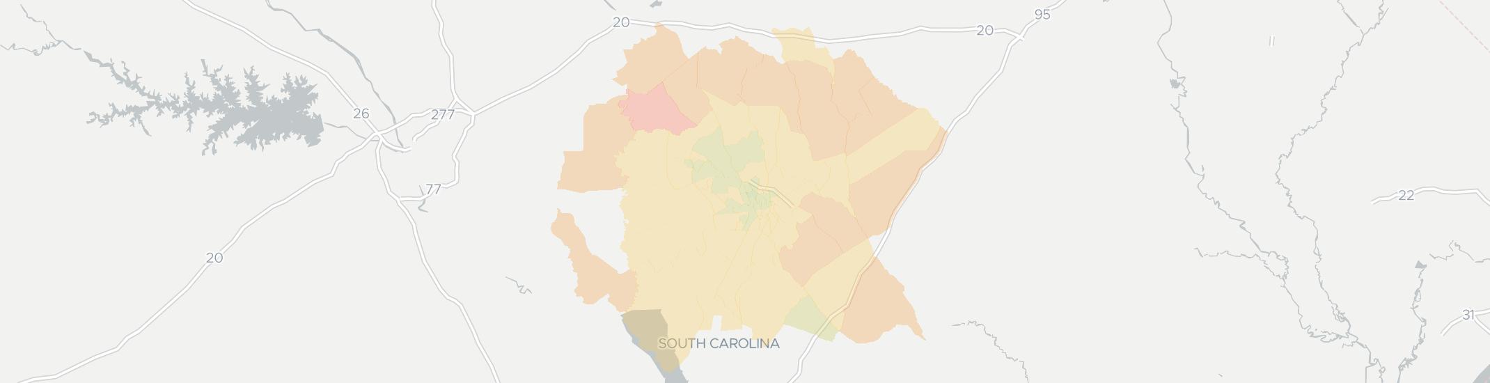 Sumter Internet Competition Map. Click for interactive map.
