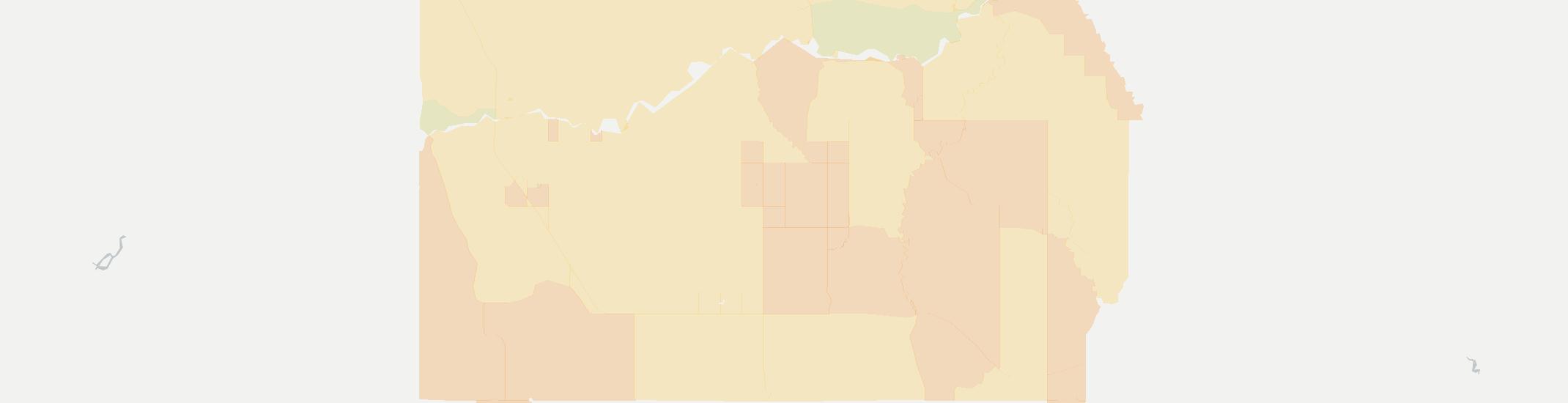 Milesville Internet Competition Map. Click for interactive map.