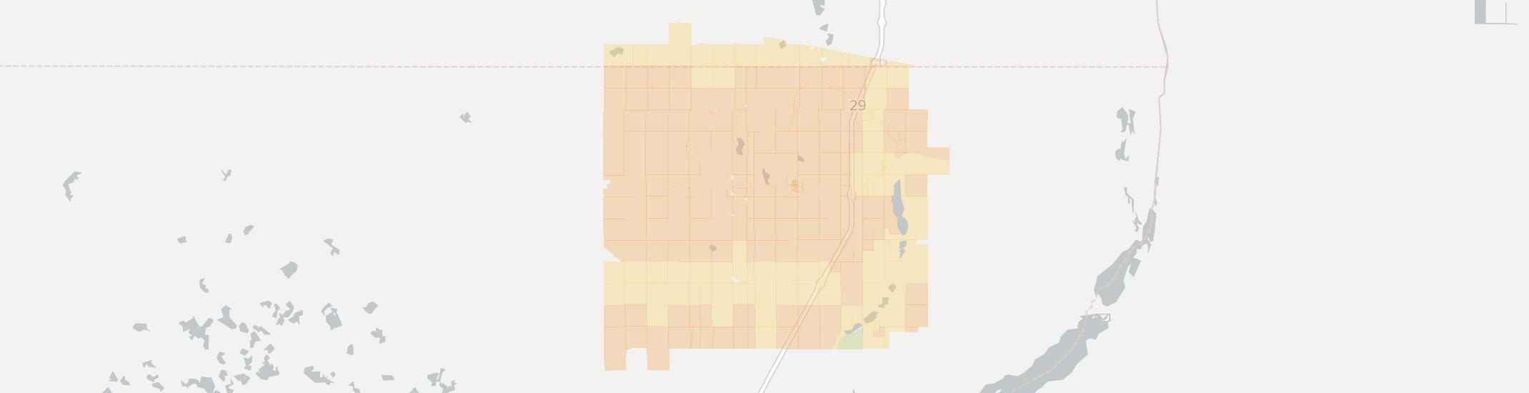 New Effington Internet Competition Map. Click for interactive map.