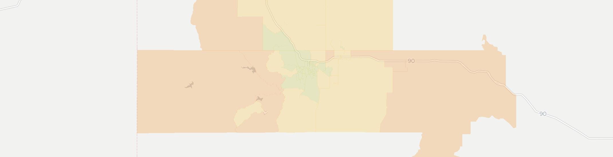 Rapid City Internet Competition Map. Click for interactive map