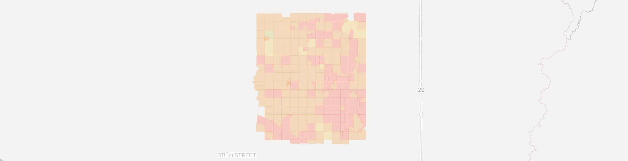 Wakonda Internet Competition Map. Click for interactive map