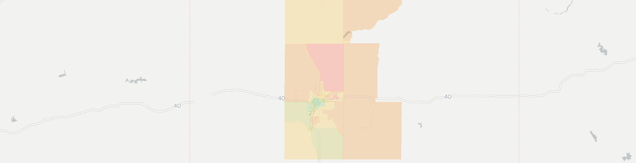 Amarillo Internet Competition Map. Click for interactive map.