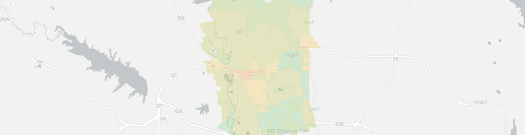 Carrollton Internet Competition Map. Click for interactive map.