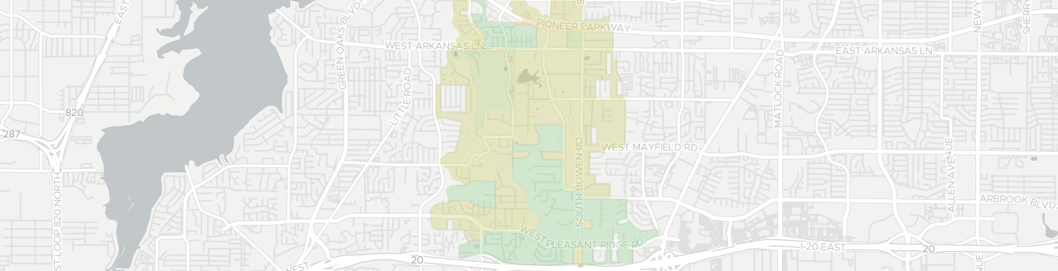 Dalworthington Gardens Internet Competition Map. Click for interactive map.