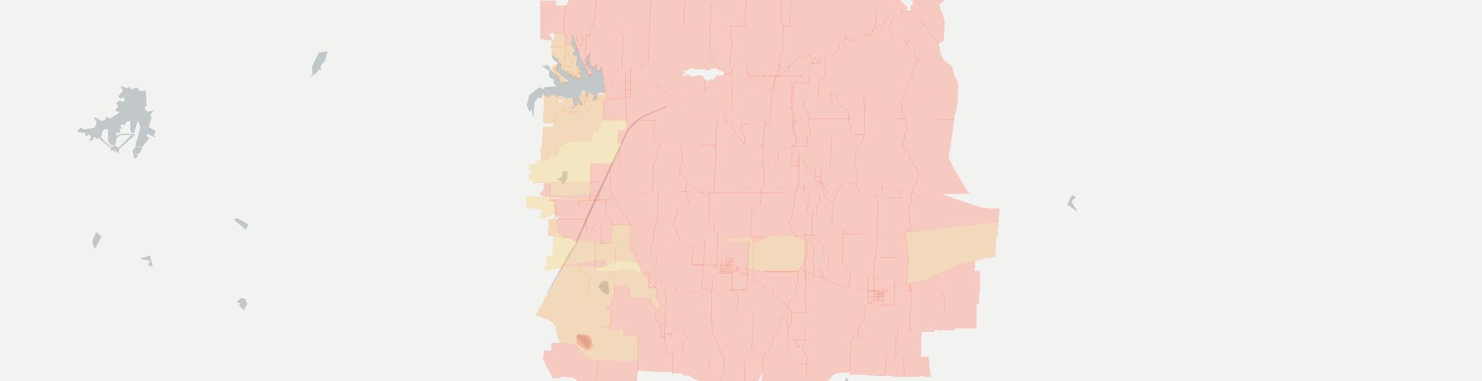 Dodd City Internet Competition Map. Click for interactive map.