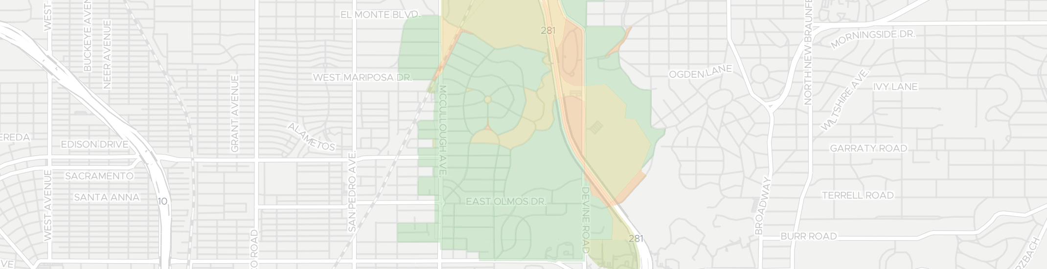 Olmos Park Internet Competition Map. Click for interactive map.