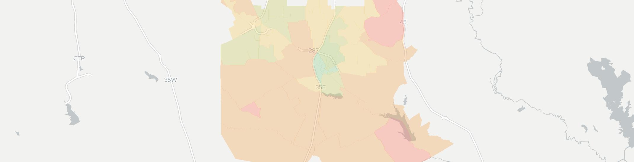 Waxahachie Internet Competition Map. Click for interactive map