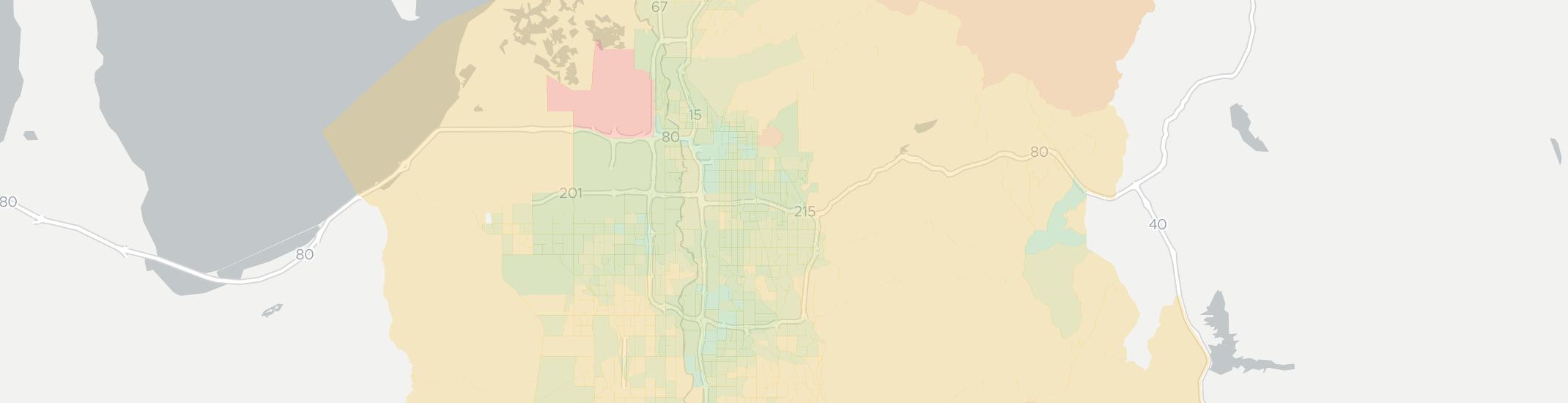 Salt Lake City Internet Competition Map. Click for interactive map.