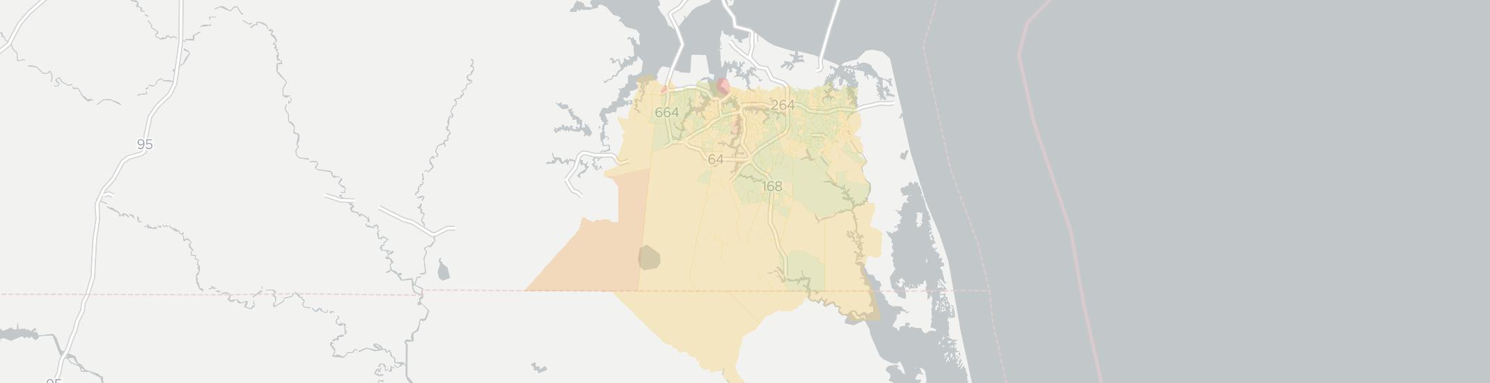 Chesapeake Internet Competition Map. Click for interactive map.
