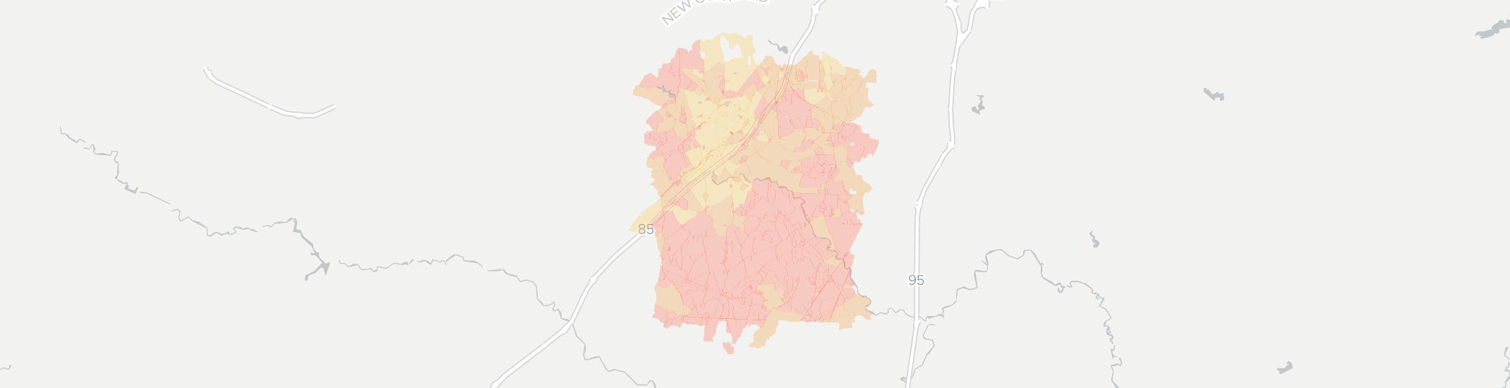 Dinwiddie Internet Competition Map. Click for interactive map.