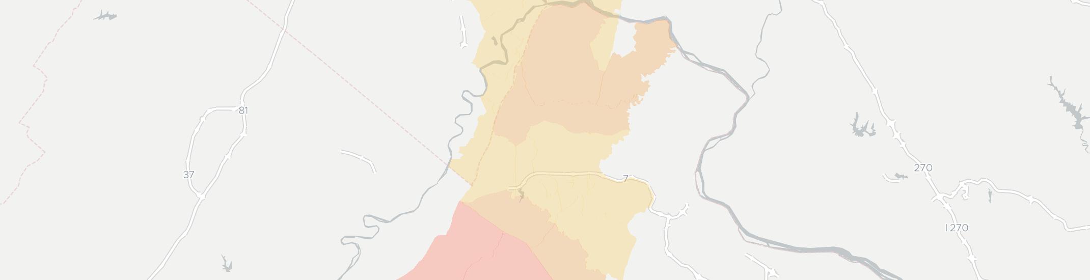 Purcellville Internet Competition Map. Click for interactive map.