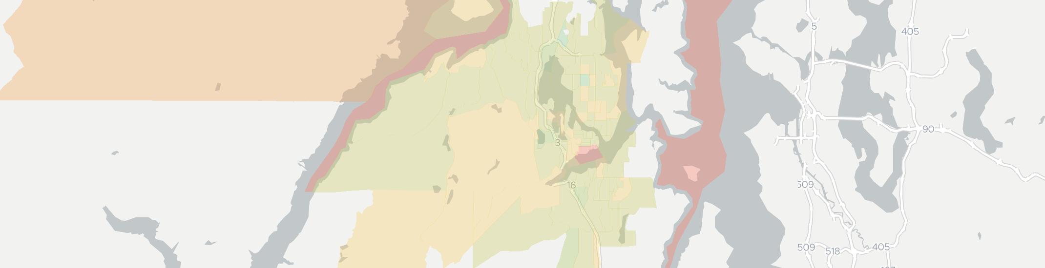 Bremerton Internet Competition Map. Click for interactive map.