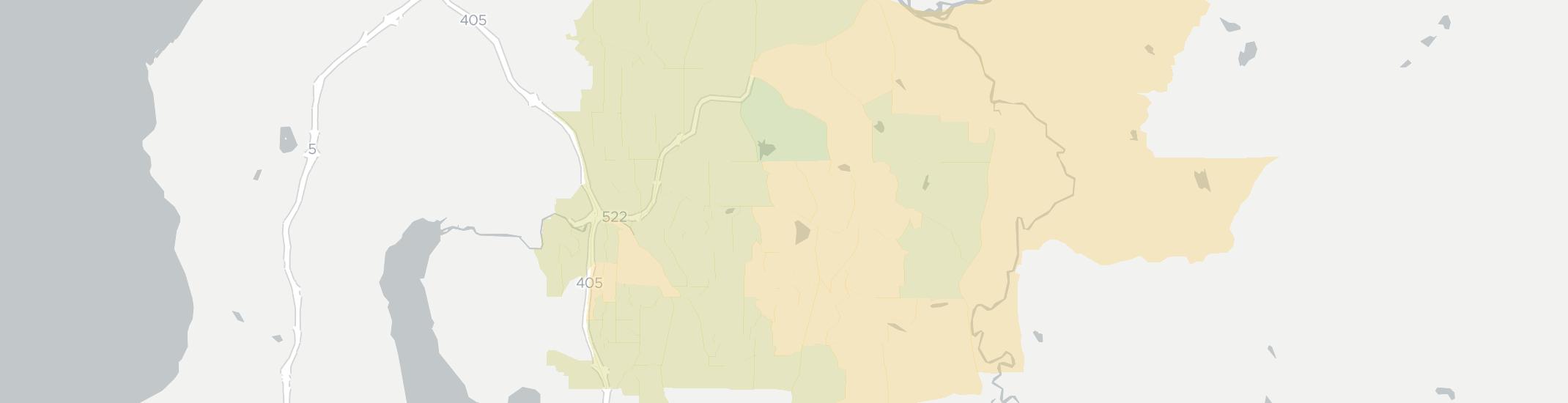 Woodinville Internet Competition Map. Click for interactive map