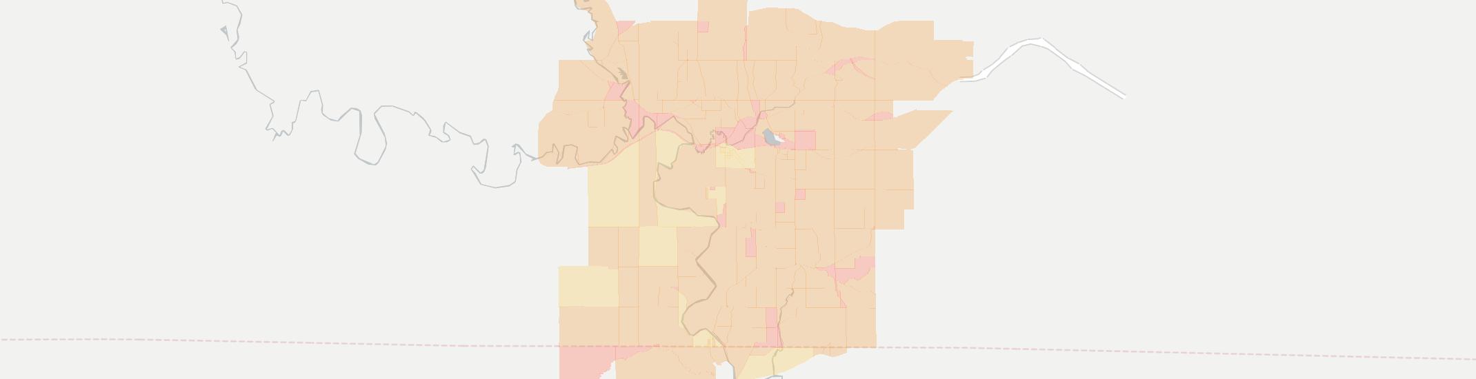 Browntown Internet Competition Map. Click for interactive map.