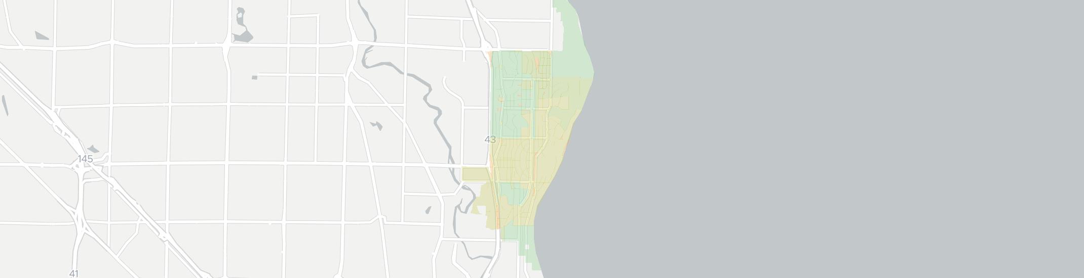 Fox Point Internet Competition Map. Click for interactive map.