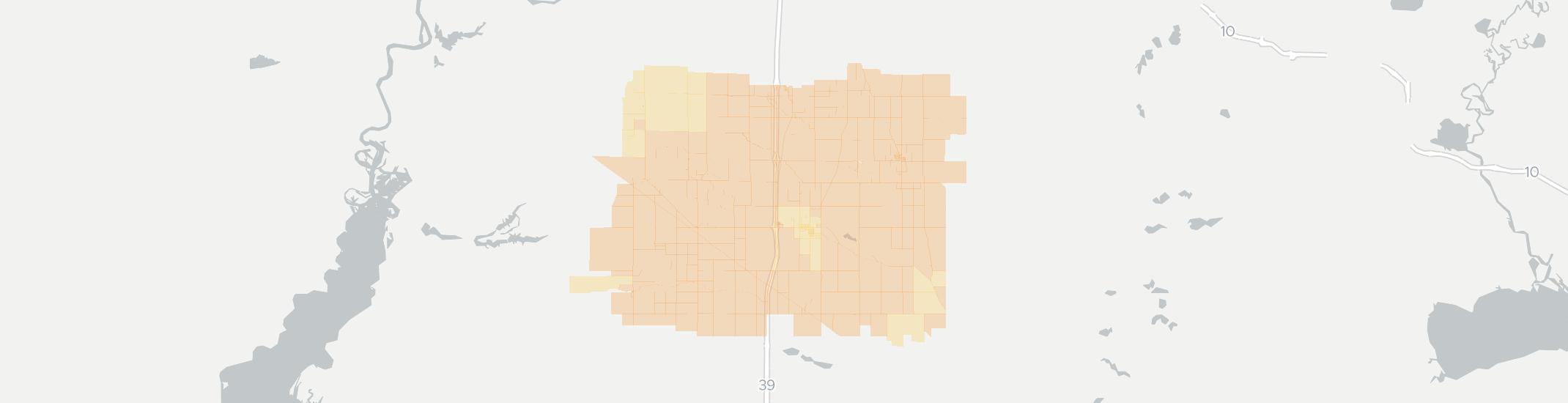 Plainfield Internet Competition Map. Click for interactive map.