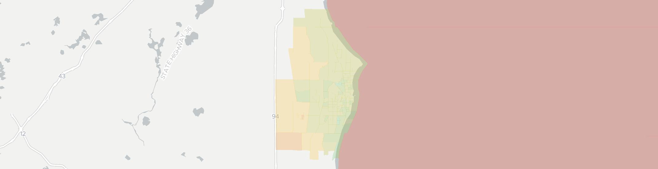 Racine Internet Competition Map. Click for interactive map.