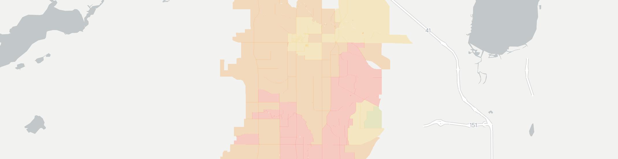 Rosendale Internet Competition Map. Click for interactive map.