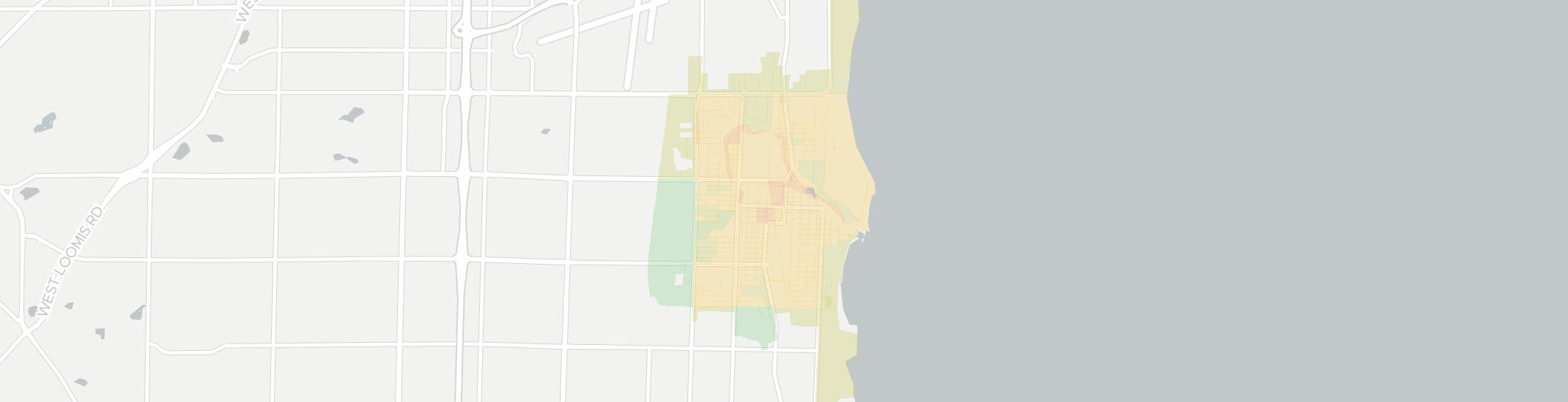 South Milwaukee Internet Competition Map. Click for interactive map.