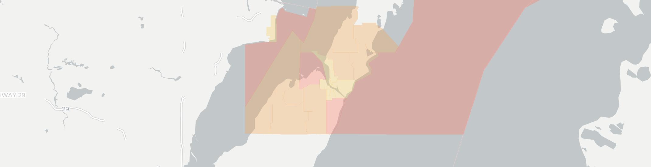 Sturgeon Bay Internet Competition Map. Click for interactive map.
