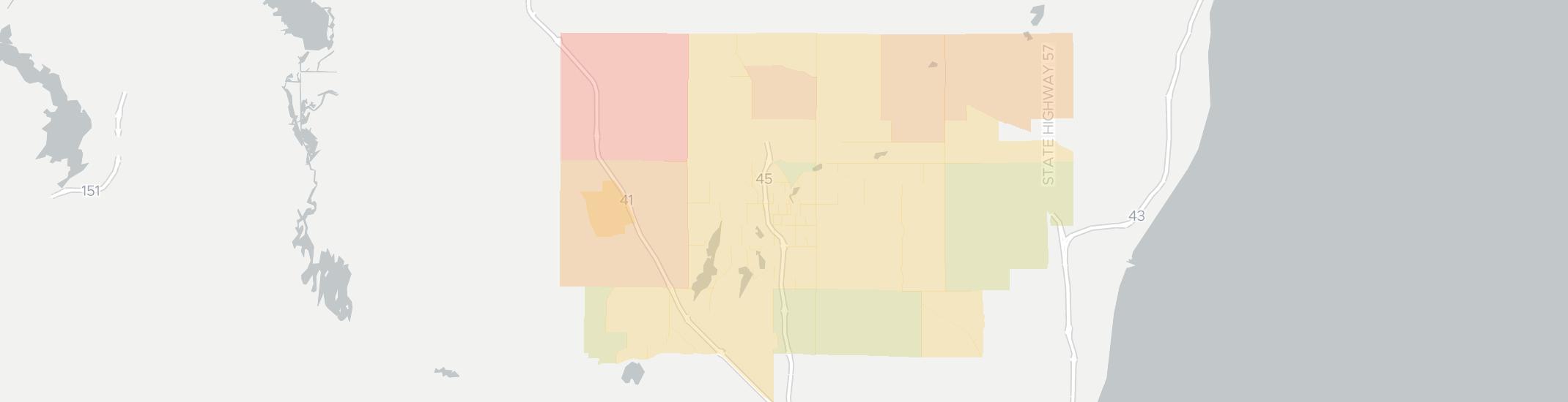 West Bend Internet Competition Map. Click for interactive map.