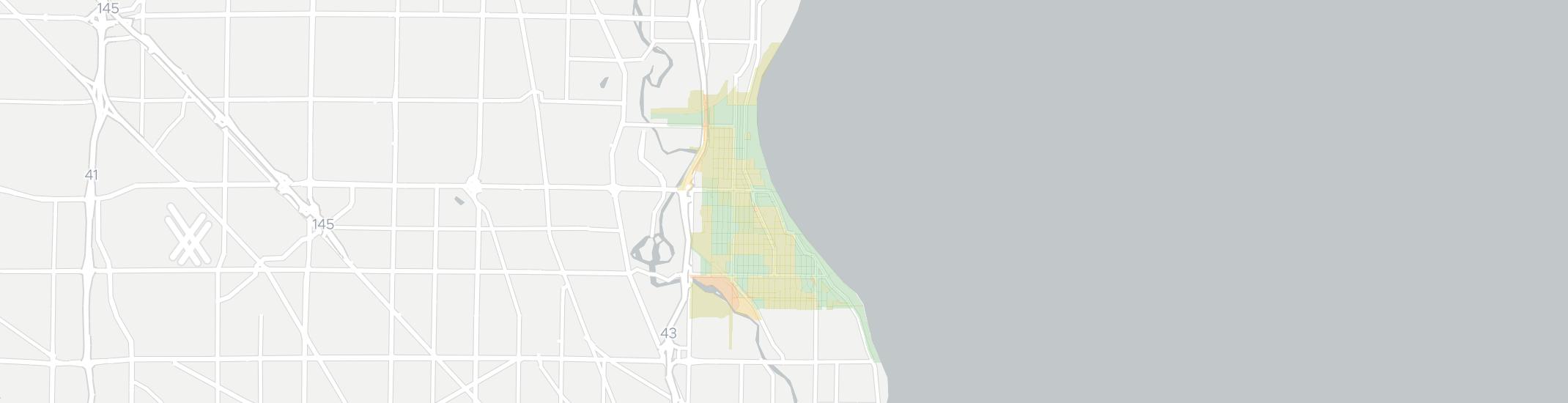 Whitefish Bay Internet Competition Map. Click for interactive map.