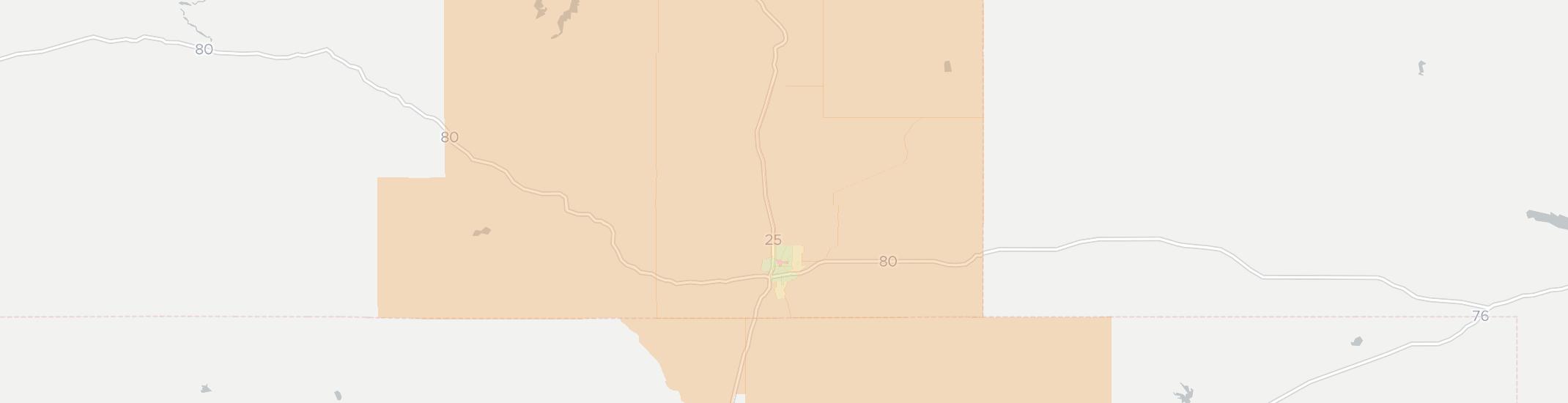 Cheyenne Internet Competition Map. Click for interactive map.