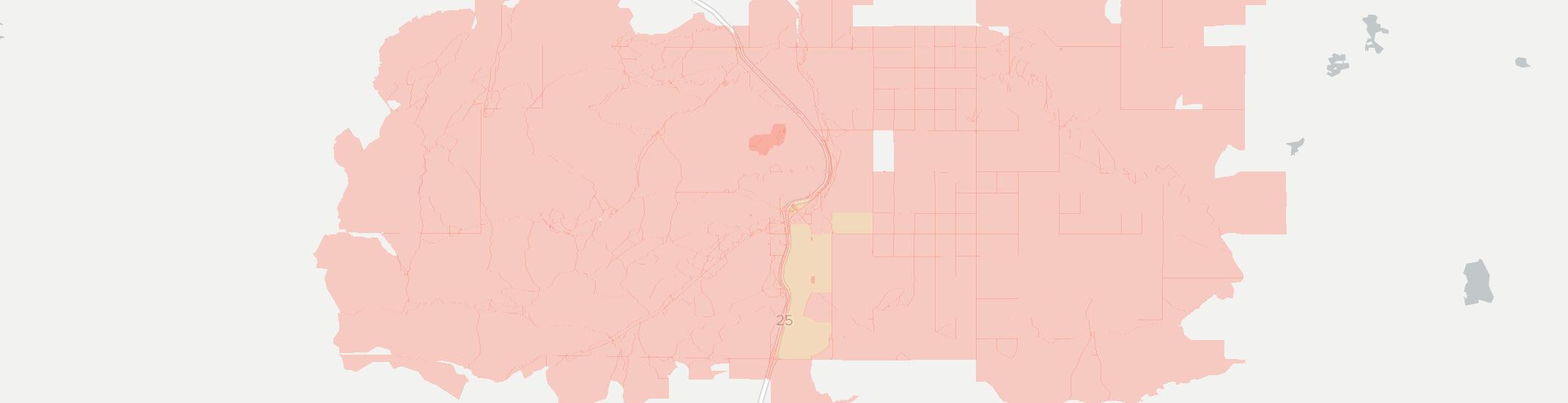 Chugwater Internet Competition Map. Click for interactive map.