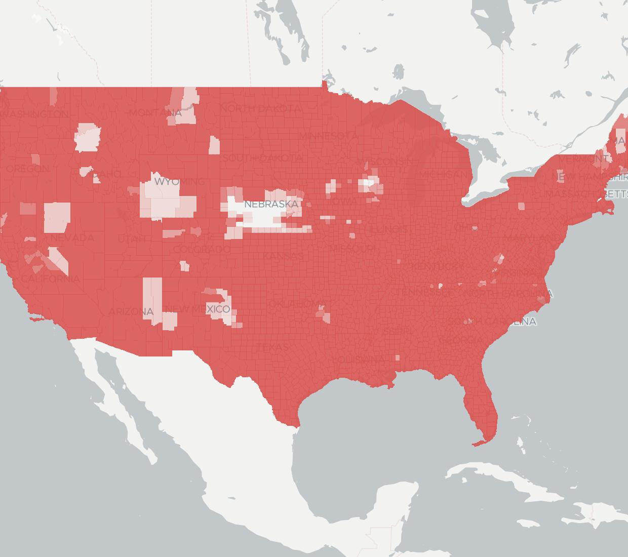 AT&T Wireless Coverage Map