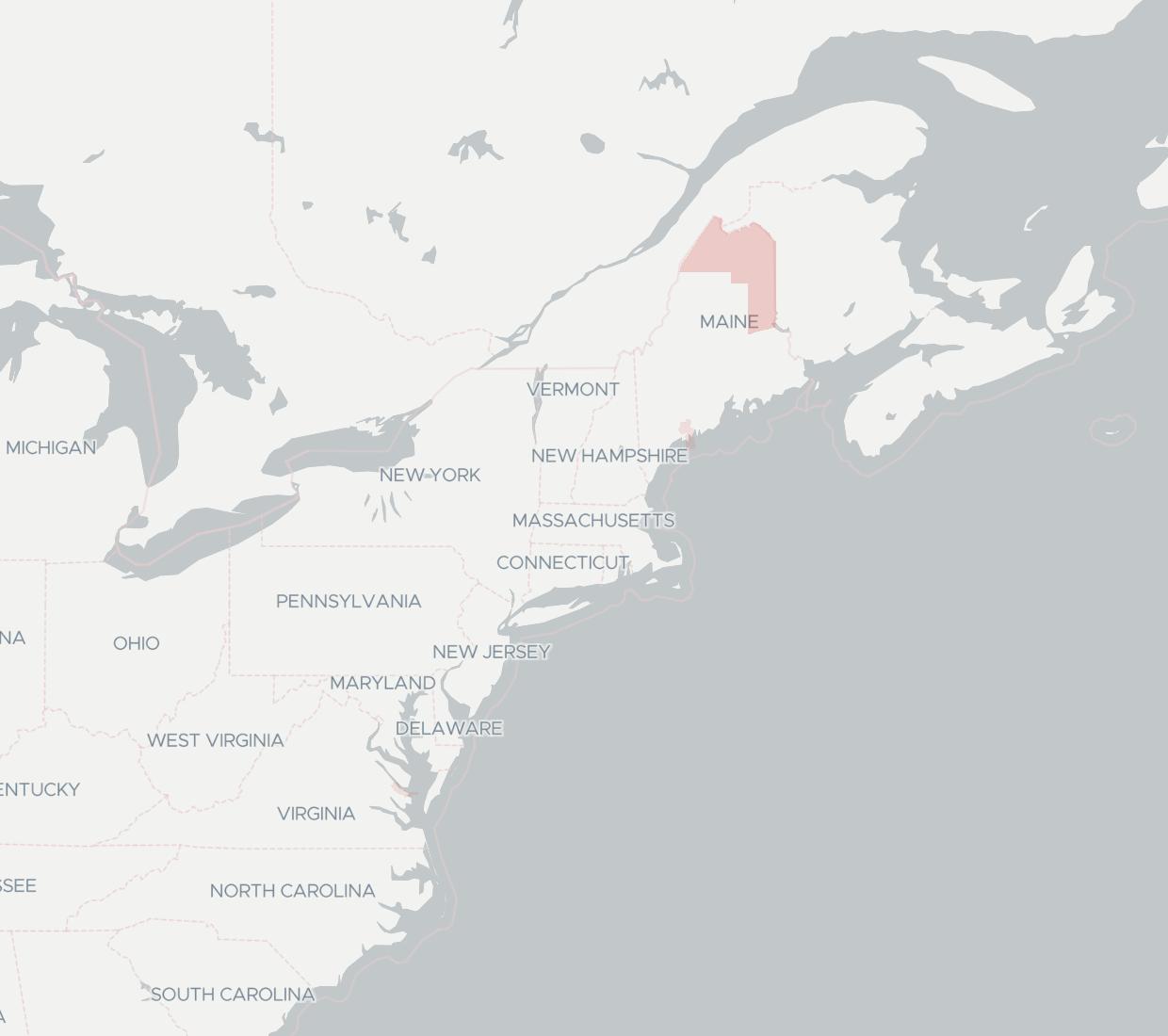 Aroostook Technologies Availability Map. Click for interactive map