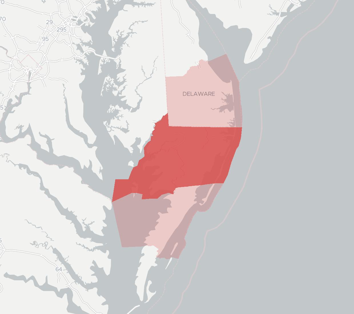 Bloosurf Availability Map. Click for interactive map.