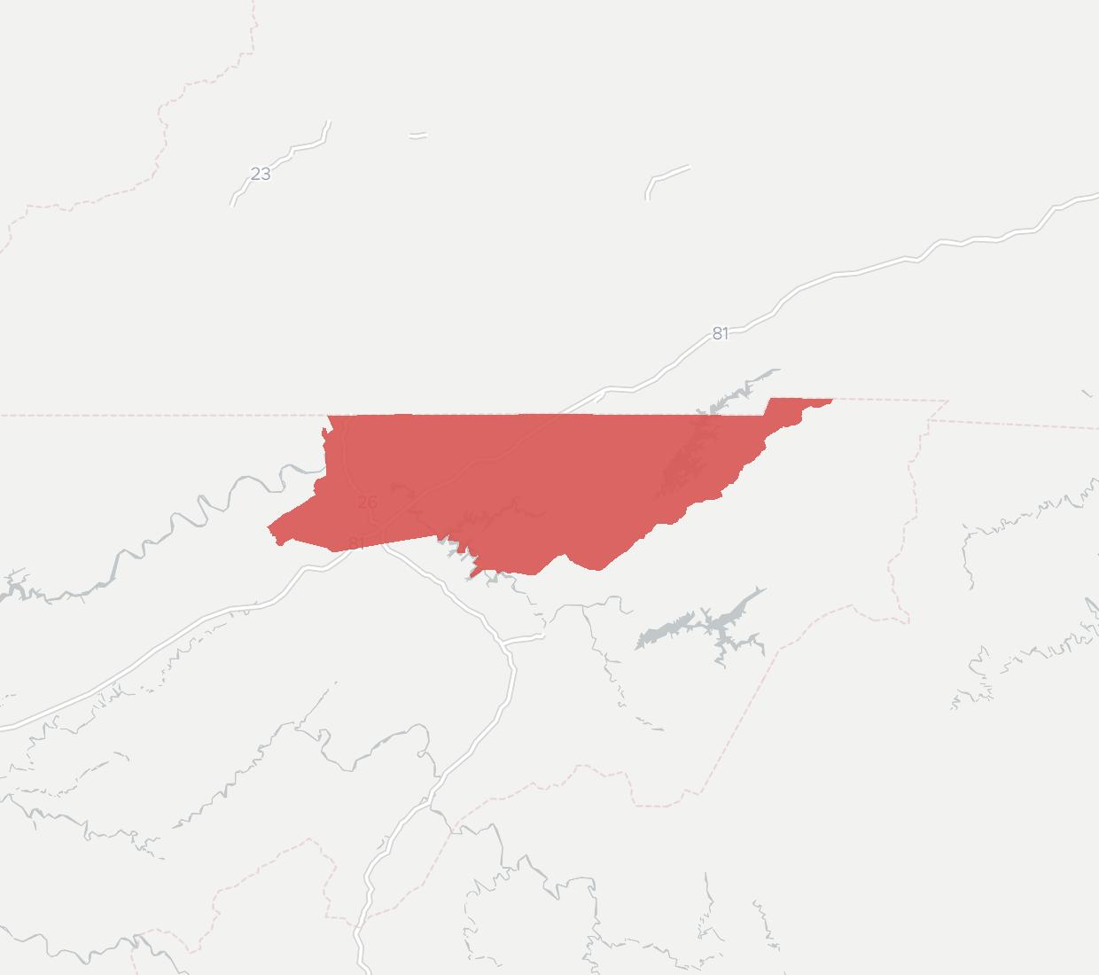 Bristol Tennessee Essential Services Coverage Map