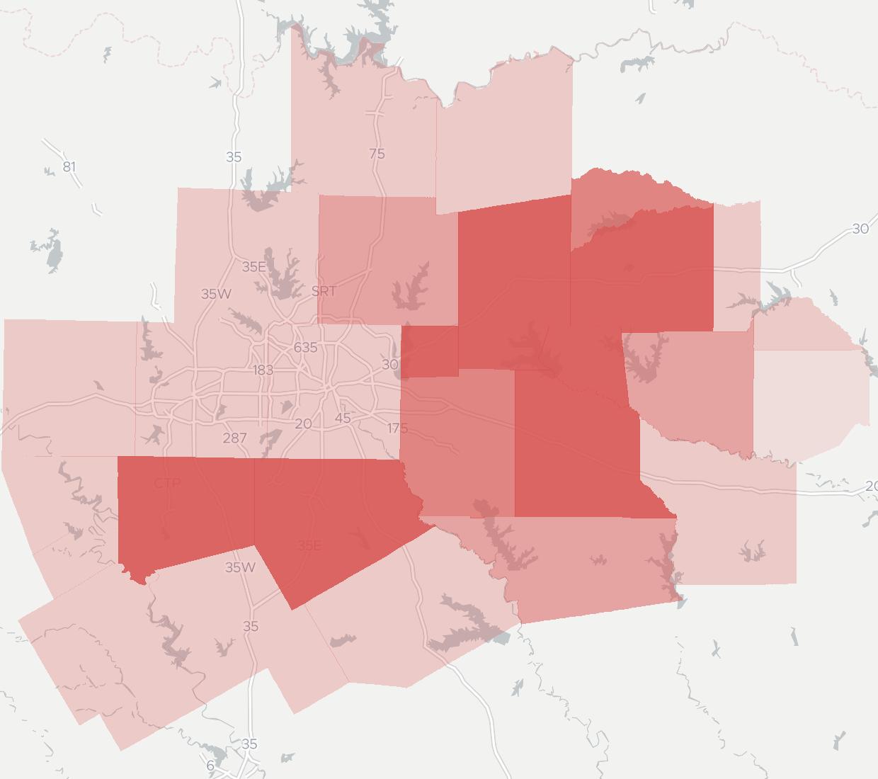 CIP Community Internet Providers Availability Map. Click for interactive map