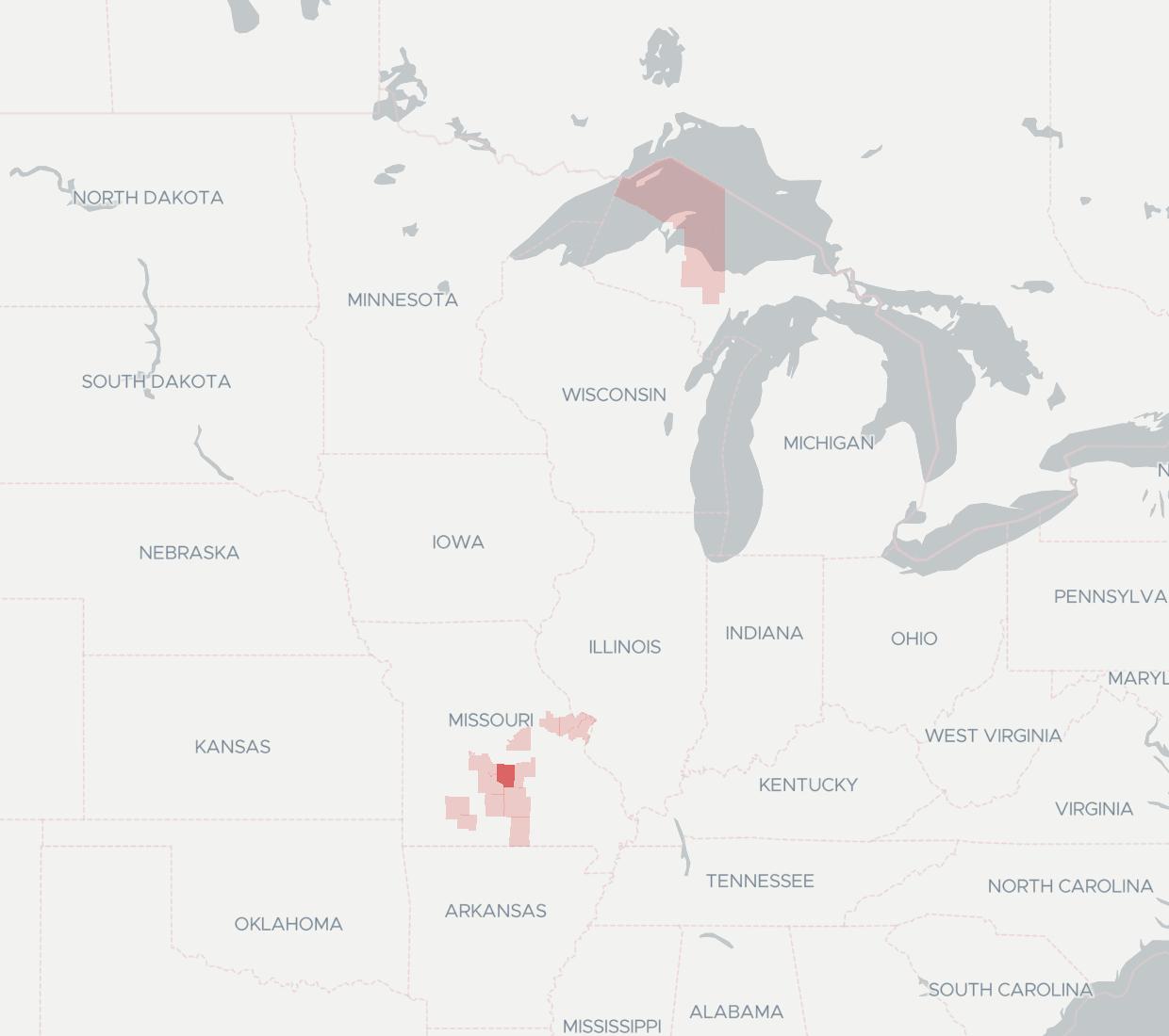 Cable America Missouri Coverage Map