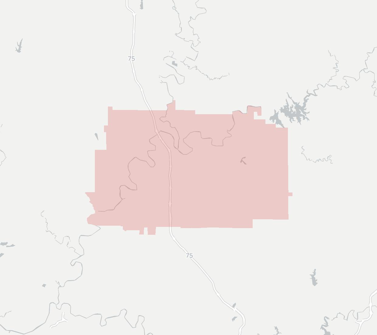 Calhoun Utilities Availability Map. Click for interactive map