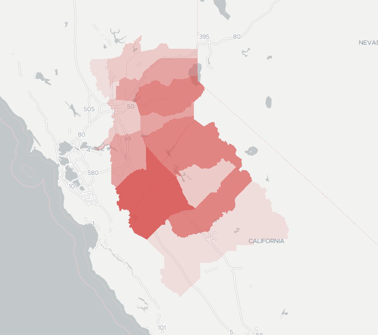 Cal.net Availability Map. Click for interactive map