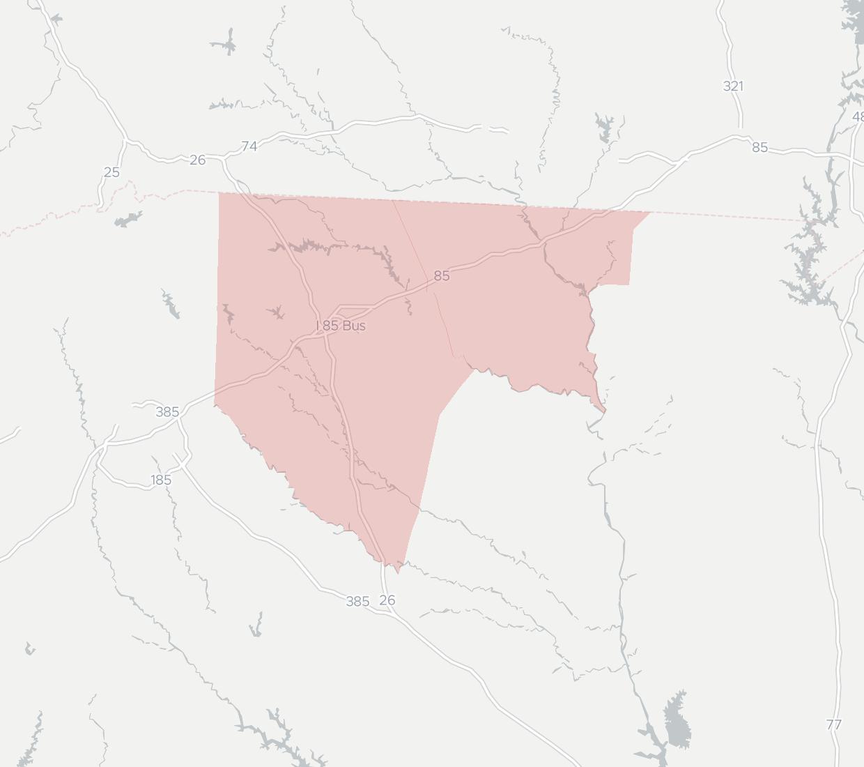 Chesnee Communications Coverage Map