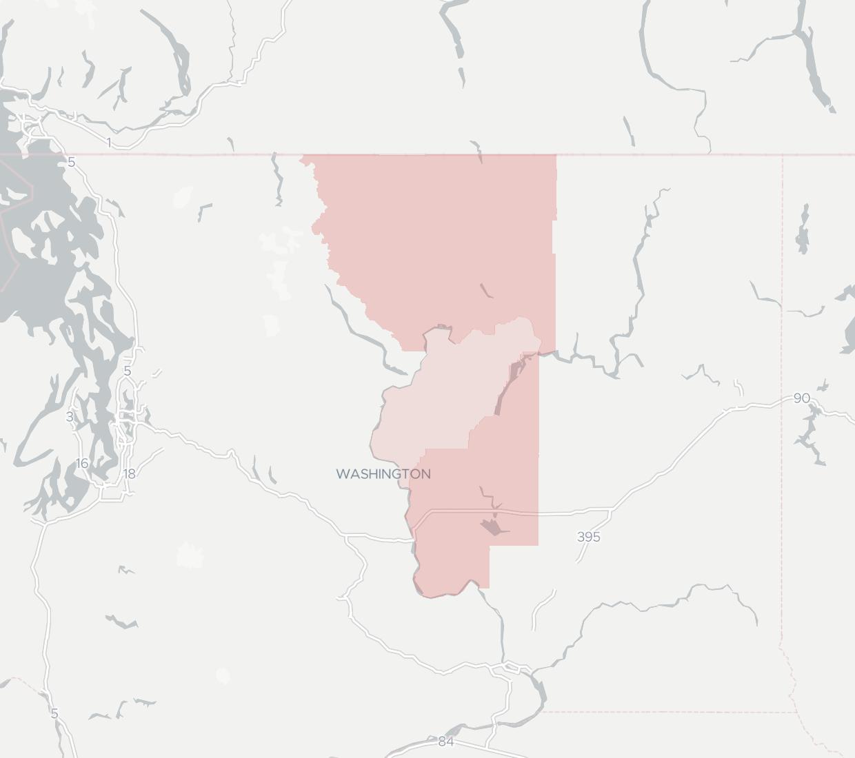 Coulee Internet Services Coverage Map