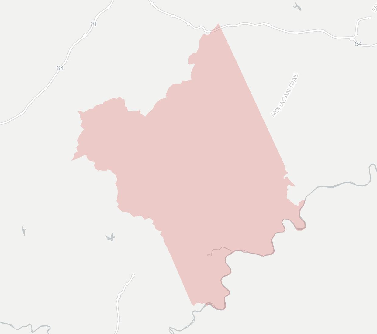 County of Nelson Availability Map. Click for interactive map