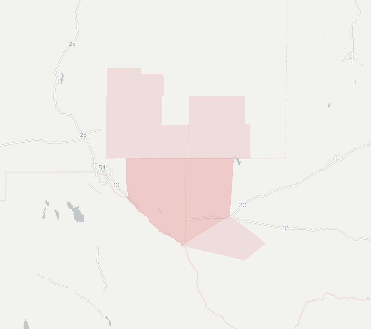 Dell Telephone Cooperative Coverage Map
