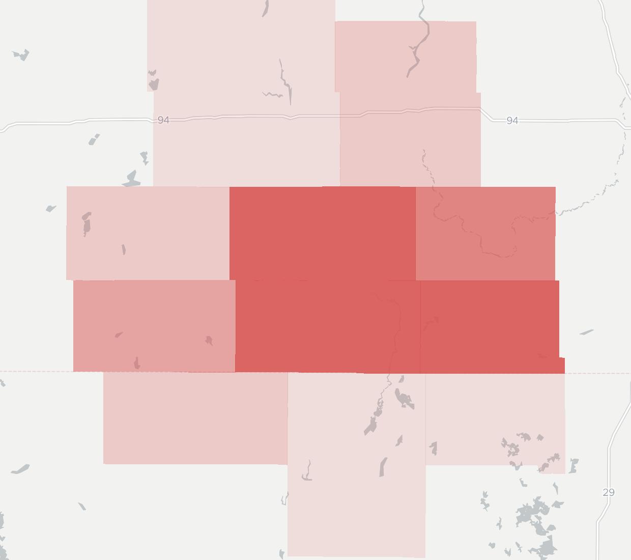 Dickey Rural Networks Coverage Map