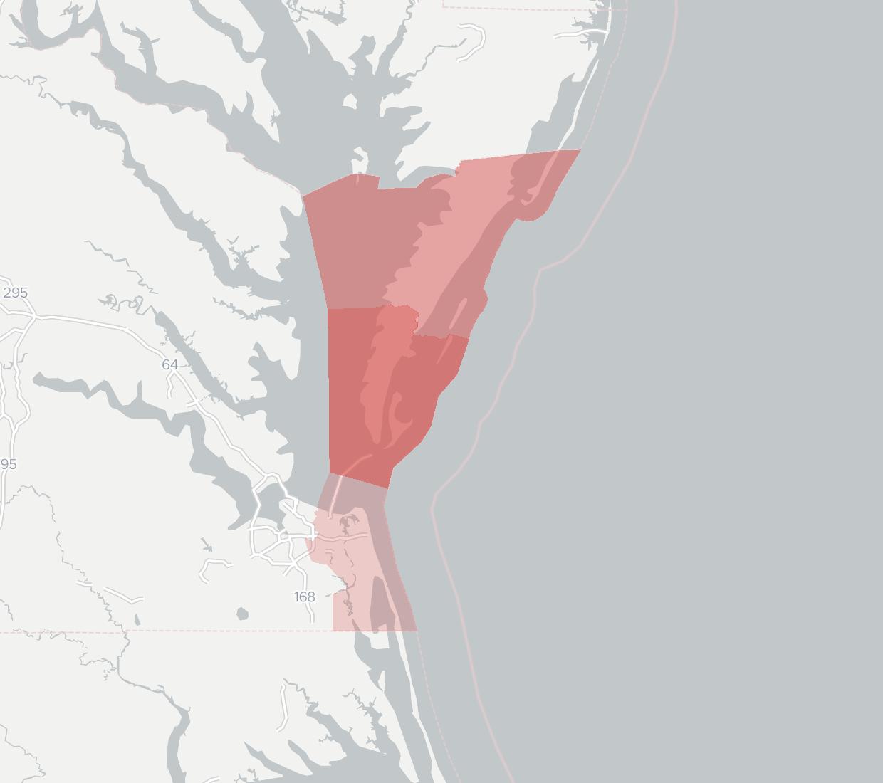 Eastern Shore of Virginia Broadband Authority Coverage Map