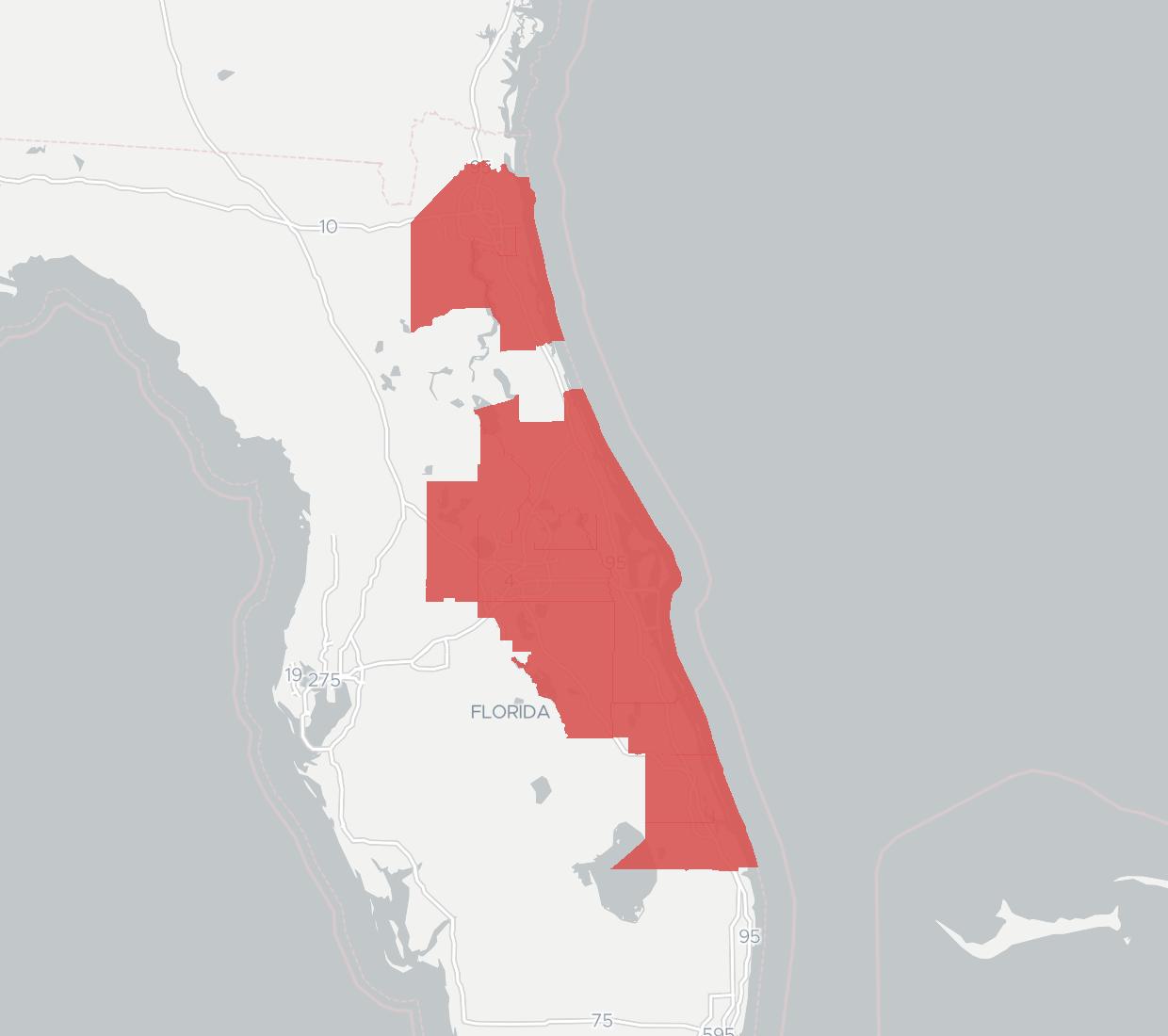 Florida High Speed Internet Coverage Map